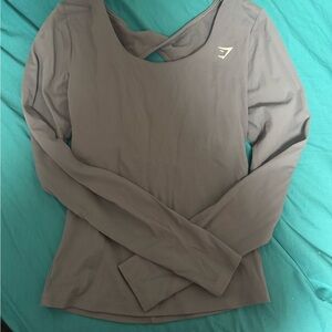 Light blue gymshark long Sleeve Women's Top